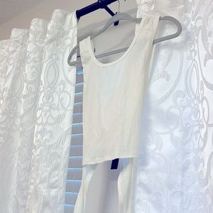 Lulu crop top tie back